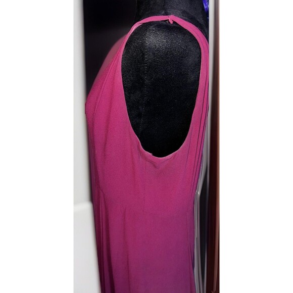 Show Me Your Mumu Kendall Maxi Dress Merlot Chiffon Sleeveless Floor Length XL - Picture 6 of 12